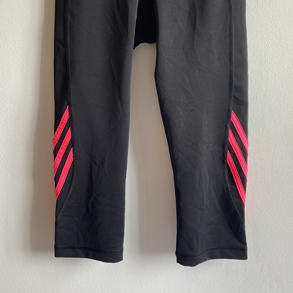 Adidas Capri Pants Small Black & Pink - Picture 3 of 9
